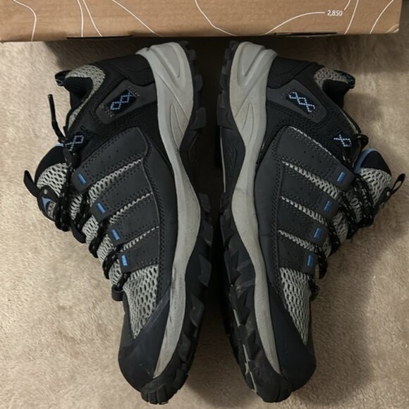 Pacific Mountain Coosa Low WP Gunmetal/Blue PM003280-016 Hiking Shoes - Picture 3 of 9